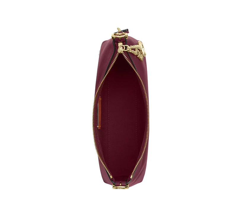 Coach Women's Emeilia Shoulder Bag Gold/Dark Cherry