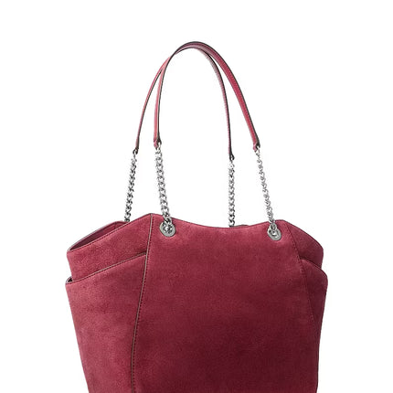 Michael Kors Women's Jet Set Travel Large Tote Bag Maroon
