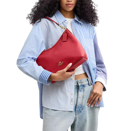 Coach Women's Laurel Shoulder Bag Gold/Poppy