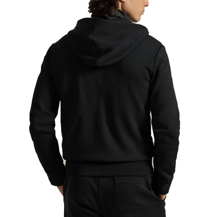 Polo Ralph Lauren Men's Double-Knit Full-Zip Hoodie Polo Black