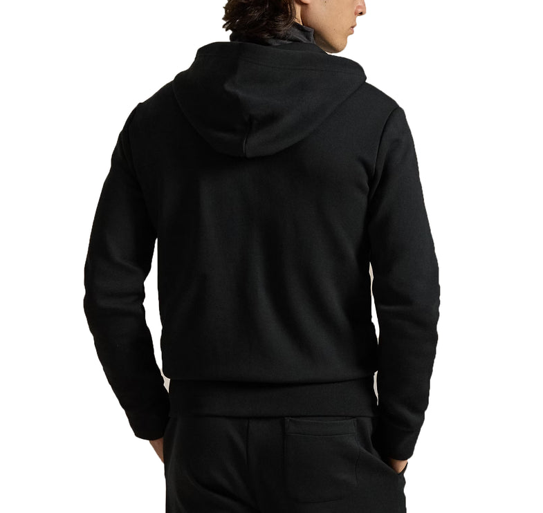 Polo Ralph Lauren Men's Double-Knit Full-Zip Hoodie Polo Black