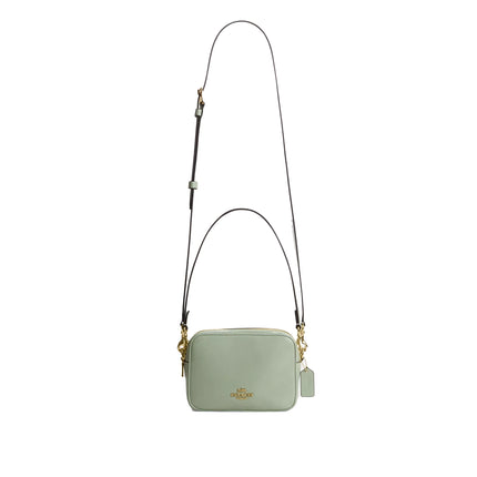 Coach Women's Mini Carey Crossbody Bag Gold/Light Pistachio
