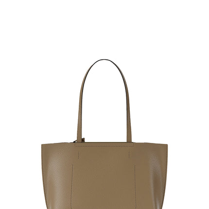 Michael Kors Women's Evelyn Small Tote Bag Husk/Gold