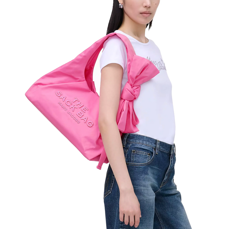 Marc Jacobs Women's The Bow Nylon Sack Bag Bow Pink