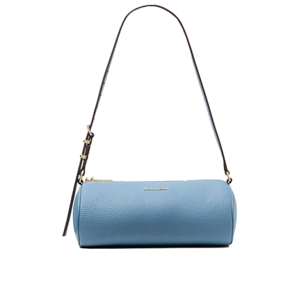 Michael Kors Women's Izzy Small Pebbled Leather Barrel Pochette Chambray