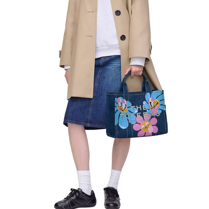 Marc Jacobs Women's Hattie Stewart X Marc Jacobs Denim Medium Tote Bag Denim