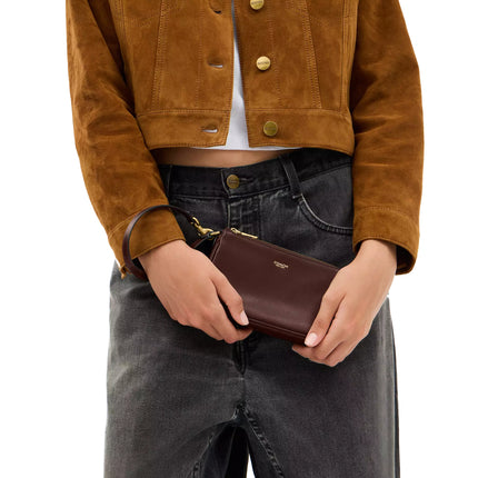 Coach Women's Plaza Bag 18 Brass/Maple