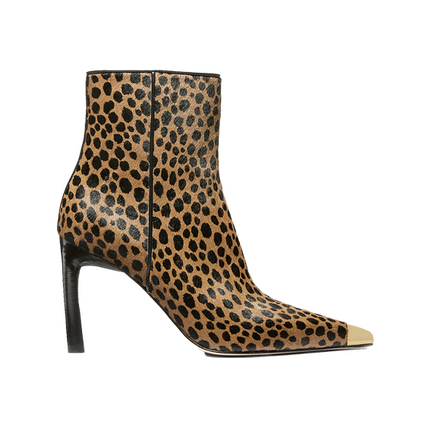 Michael Kors Women's Kasia Cheetah Print Calf Hair Boot Husk Multi