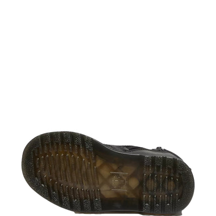 Dr. Martens Unisex Toddler 1460 Faux Fur Lined Boots Black - Republic Waterproof