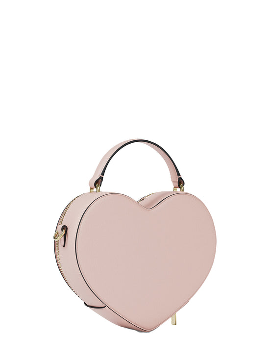 Michael Kors Women's Jet Set Small Heart Crossbody Bag Powder Blush/Gold