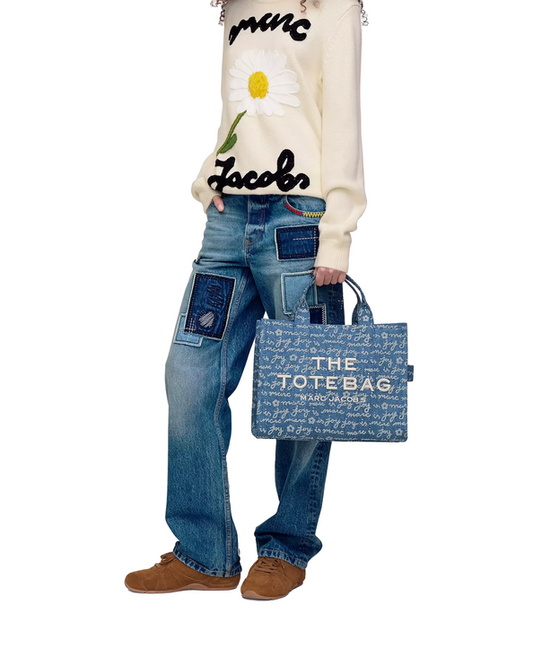 Marc Jacobs Women's The Joy Denim Medium Tote Bag Denim