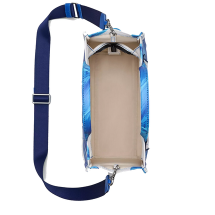 Marc Jacobs Women's David Shrigley X Marc Jacobs Canvas Medium Tote Bag Blue