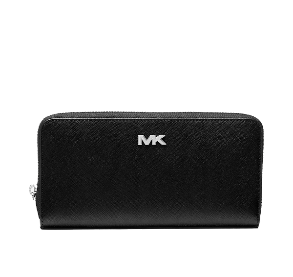 Michael Kors Unisex Rivington Leather Smartphone Wallet Black