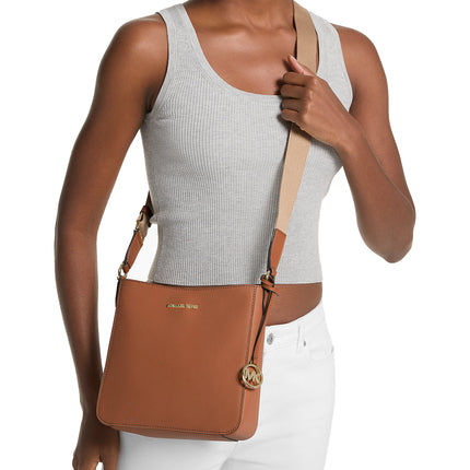 Michael Kors Women's Jet Set Travel Small Messenger Bag Luggage/Gold