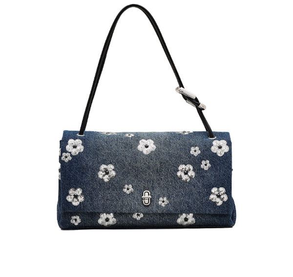 Marc Jacobs Women's The Sequin Daisy Denim Large Dual Bag Denim