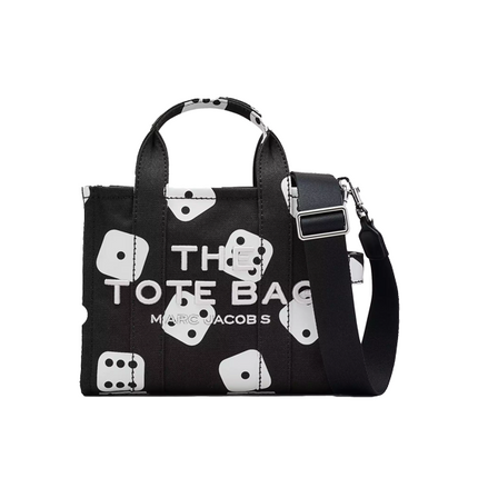 Marc Jacobs Women's Derrick Adams X Marc Jacobs Canvas Small Tote Bag Black