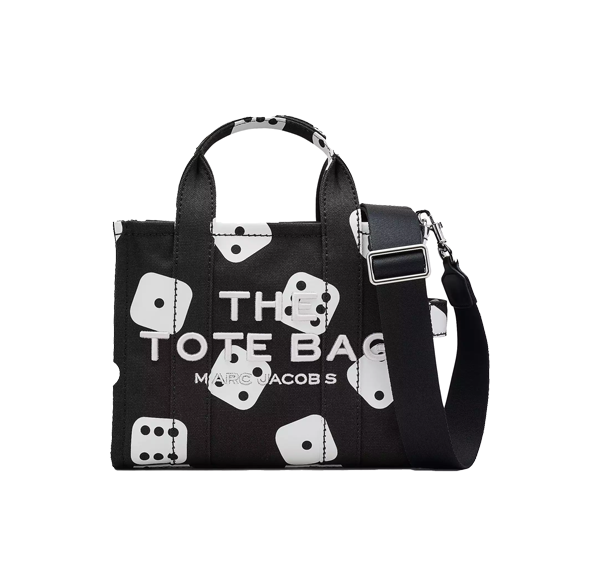 Marc Jacobs Women's Derrick Adams X Marc Jacobs Canvas Small Tote Bag Black