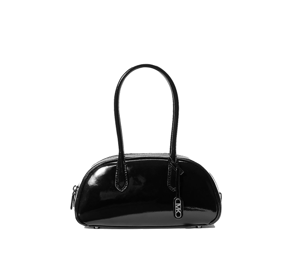 Michael Kors Women's Lulu Small Patent Leather Satchel Black