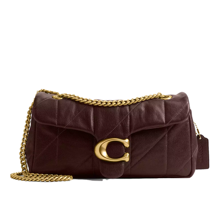 Coach Women's Tabby Shoulder Bag 26 With Quilting Brass/Maple