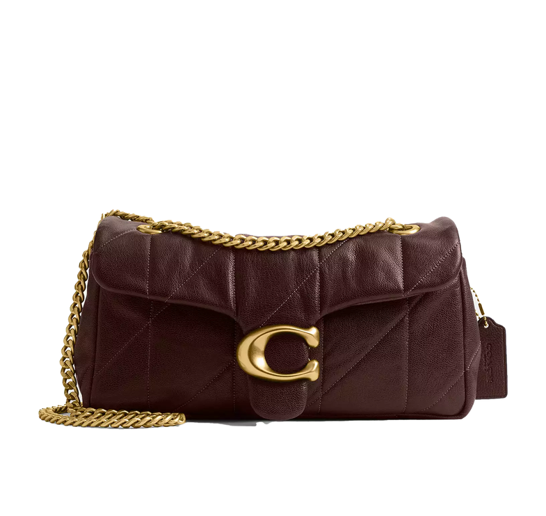 Coach Women's Tabby Shoulder Bag 26 With Quilting Brass/Maple