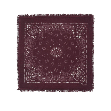 KUJTEN Women's Small Bandana Hachi Burgundy
