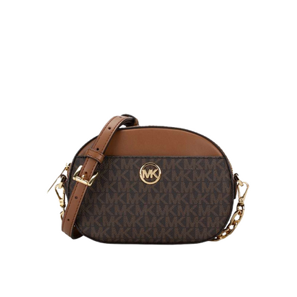 Michael Kors Women's Jet Set Glam Small Crossbody Brown