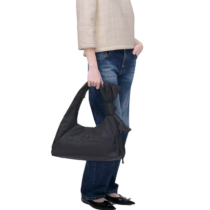 Marc Jacobs Women's The Bow Nylon Sack Bag Black