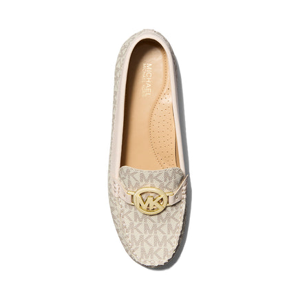 Michael Kors Women's Fulton Signature Logo Moccasin Vanillia