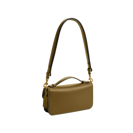 Coach Women's Elora Top Handle Crossbody Bag Brass/Muted Olive