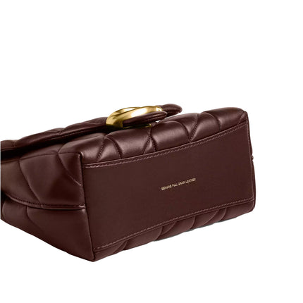 Coach Women's Tabby Top Handle Bag With Quilting Brass/Maple