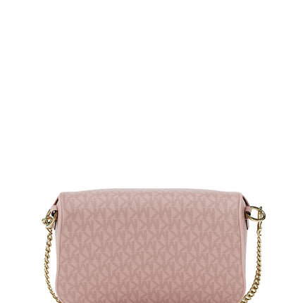 Michael Kors Women's Slater Medium Signature Logo Sling Pack Powder Blush/Gold