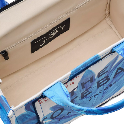 Marc Jacobs Women's David Shrigley X Marc Jacobs Canvas Medium Tote Bag Blue