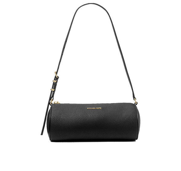 Michael Kors Women's Izzy Small Pebbled Leather Barrel Pochette Black