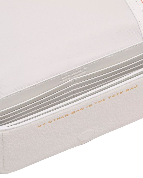 Marc Jacobs Women's David Shrigley X Marc Jacobs Leather Mini Bag White