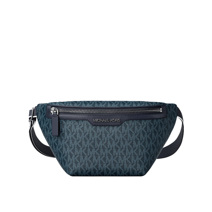 Michael Kors Men's Cooper Mini Logo Belt Bag Admiral/PlBlue