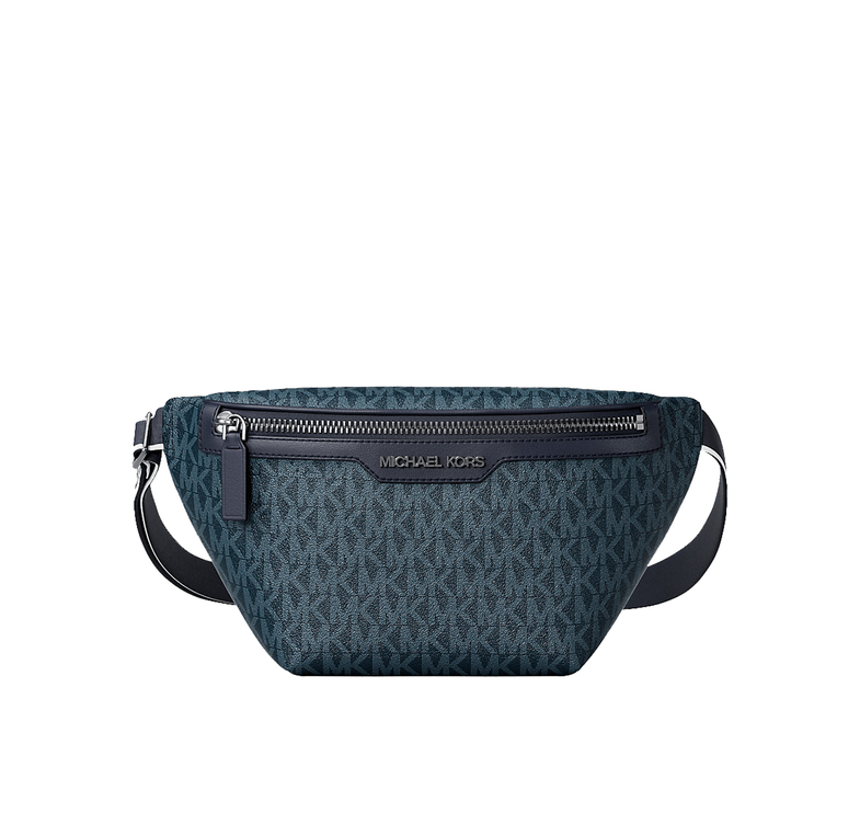 Michael Kors Men's Cooper Mini Logo Belt Bag Admiral/PlBlue