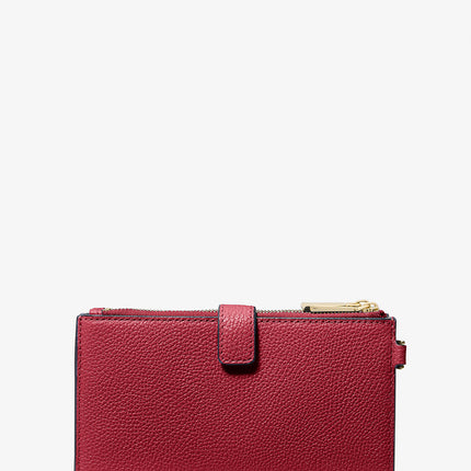 Michael Kors Women's Adele Leather Smartphone Wallet Deep Red