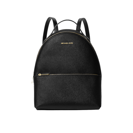 Michael Kors Women's Sheila Medium Backpack Black/Gold