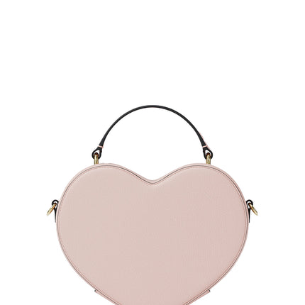 Michael Kors Women's Jet Set Small Heart Crossbody Bag Powder Blush/Gold