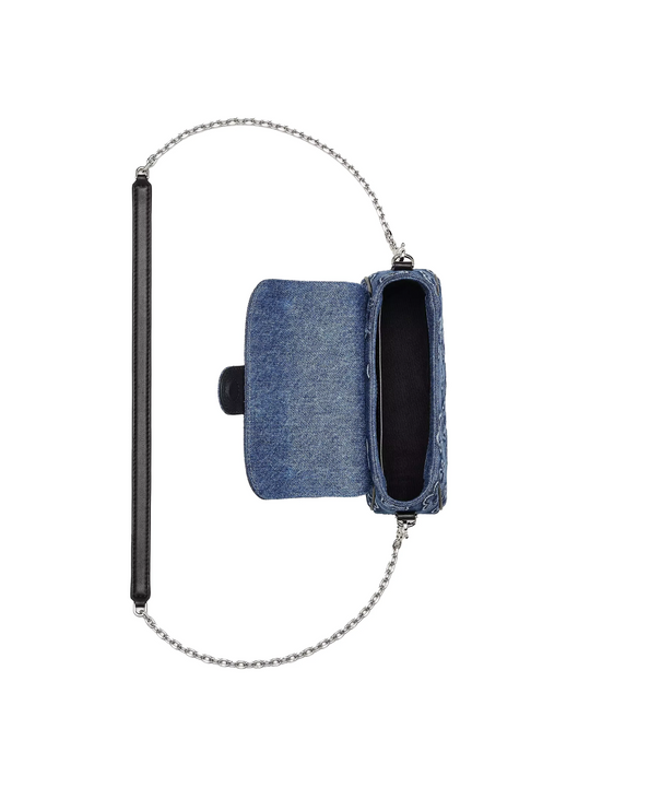 Marc Jacobs Women's The Puffy Daisy Denim Clover Shoulder Bag Denim