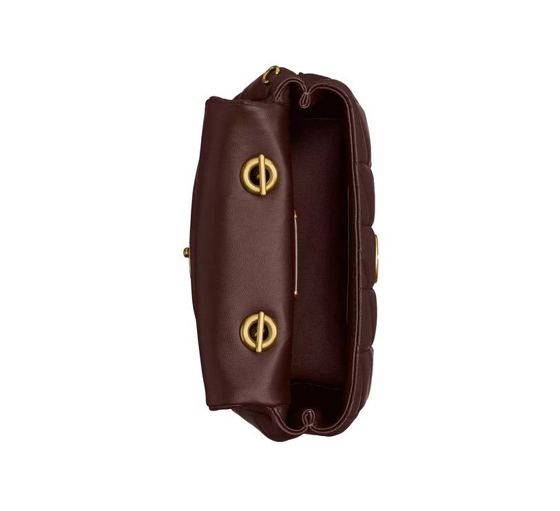 Coach Women's Tabby Top Handle Bag With Quilting Brass/Maple