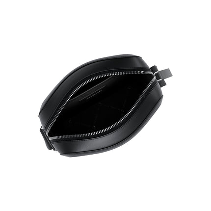 Michael Kors Men's Cooper Striped Signature Logo Flight Bag Cherry