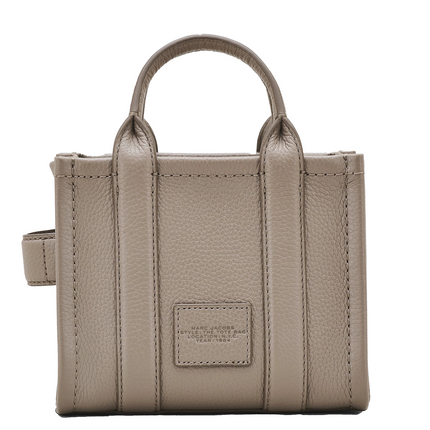 Marc Jacobs Women's The Leather Crossbody Tote Bag Cement