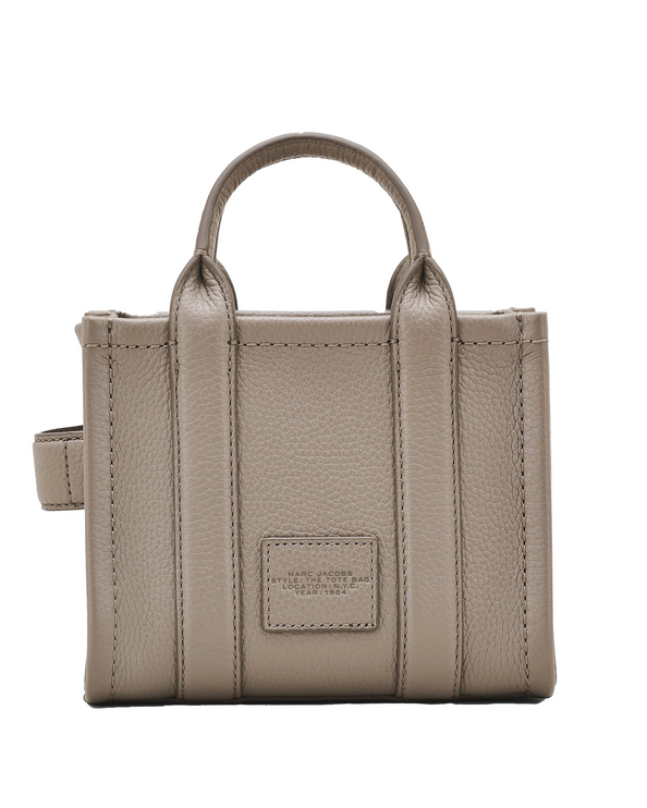 Marc Jacobs Women's The Leather Crossbody Tote Bag Cement