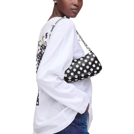 Marc Jacobs Women's Derrick Adams X Marc Jacobs Charm Shoulder Bag Black