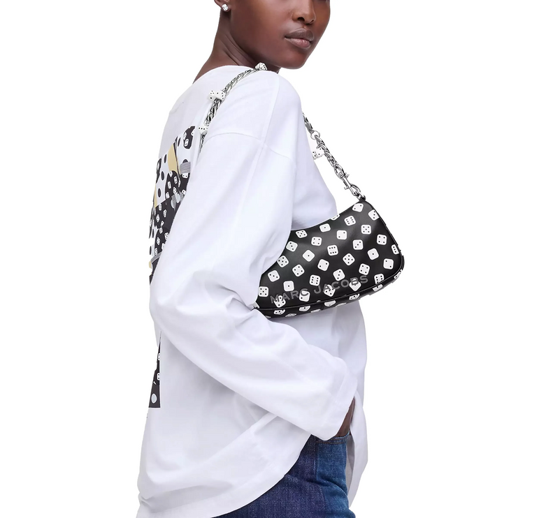 Marc Jacobs Women's Derrick Adams X Marc Jacobs Charm Shoulder Bag Black