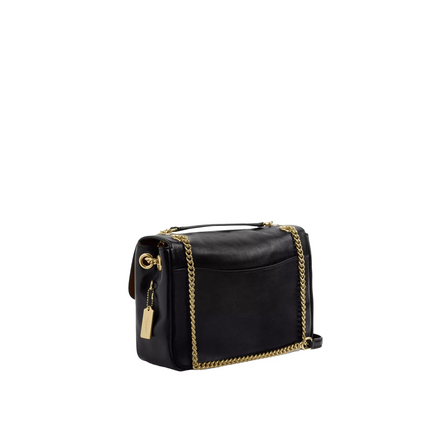 Coach Women's Elodie Crossbody Bag In Signature Canvas Gold/Walnut/Black