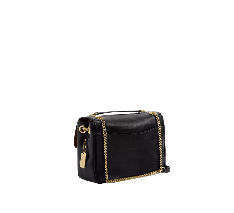 Coach Women's Elodie Crossbody Bag In Signature Canvas Gold/Walnut/Black