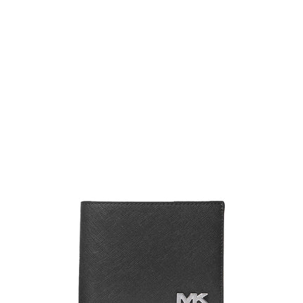 Michael Kors Men's Rivington Billfold Wallet With Passcase Black