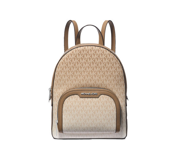 Michael Kors Women's Jaycee Medium Ombré Signature Logo Backpack Husk